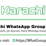Karachi invite WhatsApp group links