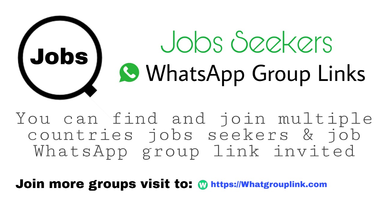 WhatsApp Group Link for Job Seekers 2021