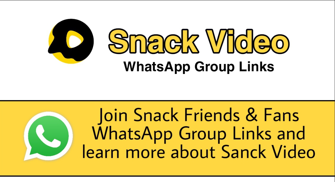 Snack Video WhatsApp Group Link Join